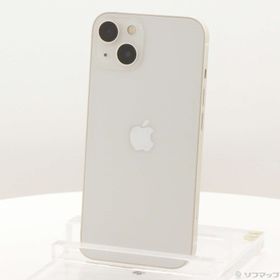 (中古)Apple iPhone13 128GB スターライト MLND3J/A SIMフリー(297-ud)