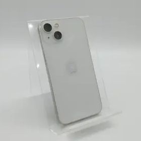 【中古】Apple SoftBank 【SIMフリー】 iPhone 13 128GB スターライト MLND3J/A【DS秋葉】保証期間１ヶ月【ランクC】