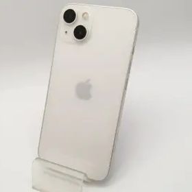 【中古】Apple 国内版 【SIMフリー】 iPhone 13 128GB スターライト MLND3J/A【大須2】保証期間１ヶ月【ランクC】