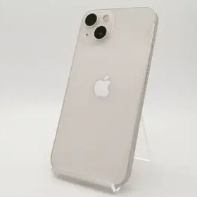 【中古】Apple au 【SIMフリー】 iPhone 13 128GB スターライト MLND3J/A【札幌南2条】保証期間１週間【ランクC】
