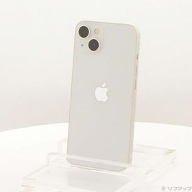 (中古)Apple iPhone13 128GB スターライト MLND3J/A SIMフリー(305-ud)
