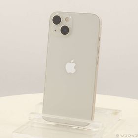 (中古)Apple iPhone13 128GB スターライト MLND3J/A SIMフリー(198-ud)