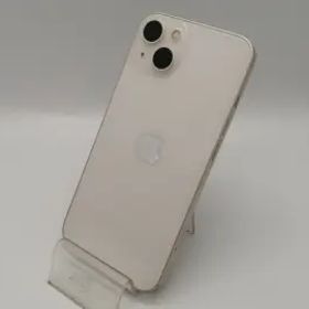 【中古】Apple SoftBank 【SIMフリー】 iPhone 13 128GB スターライト MLND3J/A【大須アメ横】保証期間１ヶ月【ランクC】