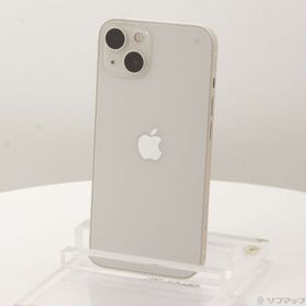 (中古)Apple iPhone13 128GB スターライト MLND3J/A SIMフリー(276-ud)