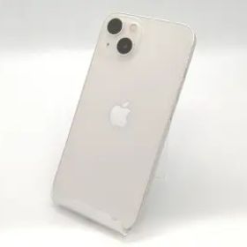 【中古】Apple docomo 【SIMフリー】 iPhone 13 128GB スターライト MLND3J/A【広島本通】保証期間１ヶ月【ランクC】