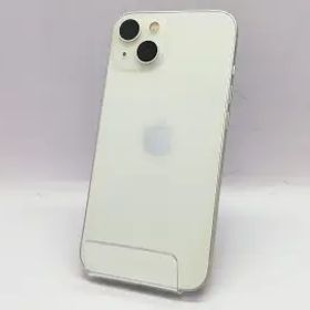 【中古】Apple au 【SIMフリー】 iPhone 13 128GB スターライト MLND3J/A【立川フロム中武】保証期間１ヶ月【ランクB】