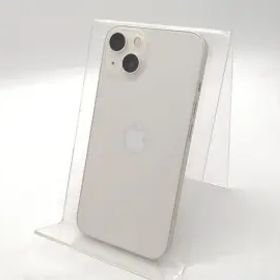 【中古】Apple au 【SIMフリー】 iPhone 13 128GB スターライト MLND3J/A【大須2】保証期間１ヶ月【ランクB】