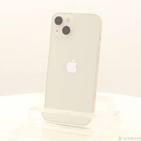 (中古)Apple iPhone13 128GB スターライト MLND3J/A SIMフリー(295-ud)