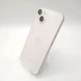 【中古】Apple au 【SIMフリー】 iPhone 13 128GB スターライト MLND3J/A【スマーク伊勢崎】保証期間１ヶ月【ランクC】