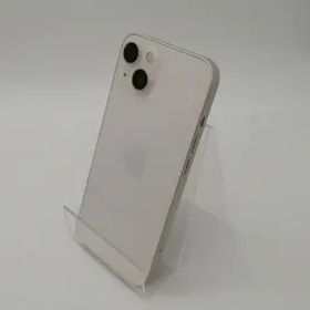 【中古】Apple SoftBank 【SIMフリー】 iPhone 13 128GB スターライト MLND3J/A【札幌南2条】保証期間１ヶ月【ランクB】