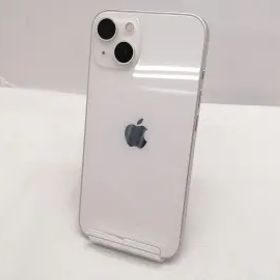 【中古】Apple 楽天モバイル 【SIMフリー】 iPhone 13 128GB スターライト MLND3J/A【仙台駅東口】保証期間１ヶ月【ランクA】