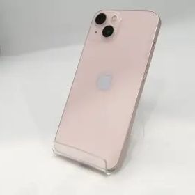 【中古】Apple au 【SIMフリー】 iPhone 13 128GB ピンク MLNE3J/A【浜松駅前】保証期間１ヶ月【ランクB】