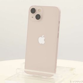 (中古)Apple iPhone13 128GB ピンク MLNE3J/A SIMフリー(198-ud)
