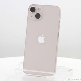 (中古)Apple iPhone13 128GB ピンク MLNE3J/A SIMフリー(297-ud)