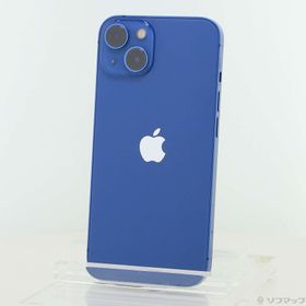 (中古)Apple iPhone13 128GB ブルー MLNG3J/A SIMフリー(198-ud)