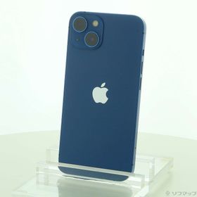 (中古)Apple iPhone13 128GB ブルー MLNG3J/A SIMフリー(269-ud)