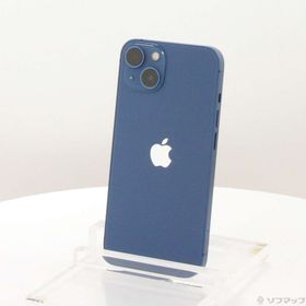 (中古)Apple iPhone13 128GB ブルー MLNG3J/A SIMフリー(297-ud)