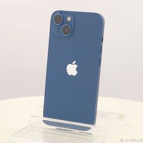 (中古)Apple iPhone13 128GB ブルー MLNG3J/A SIMフリー(377-ud)