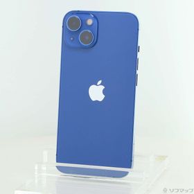 (中古)Apple iPhone13 128GB ブルー MLNG3J/A SIMフリー(305-ud)