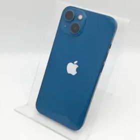 【中古】Apple SoftBank 【SIMフリー】 iPhone 13 128GB ブルー MLNG3J/A【中野】保証期間１ヶ月【ランクC】