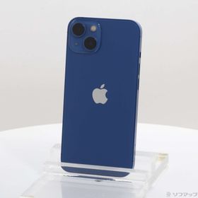 (中古)Apple iPhone13 128GB ブルー MLNG3J/A SIMフリー (ネットワーク利用制限▲)(305-ud)