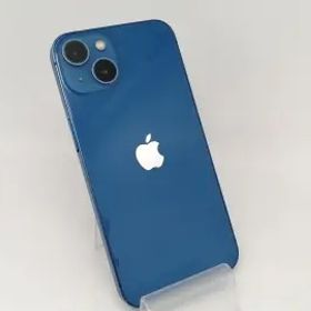 【中古】Apple docomo 【SIMフリー】 iPhone 13 128GB ブルー MLNG3J/A【川越クレアモール】保証期間１ヶ月【ランクC】