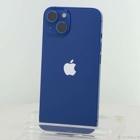 (中古)Apple iPhone13 128GB ブルー MLNG3J/A SIMフリー(262-ud)