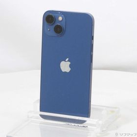 (中古)Apple iPhone13 128GB ブルー MLNG3J/A SIMフリー(262-ud)
