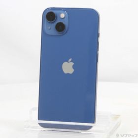 (中古)Apple iPhone13 128GB ブルー MLNG3J/A SIMフリー(295-ud)
