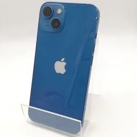 【中古】Apple au 【SIMフリー】 iPhone 13 128GB ブルー MLNG3J/A【柏】保証期間１ヶ月【ランクB】