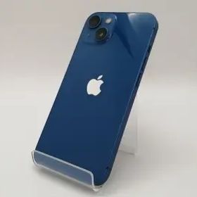 【中古】Apple au 【SIMフリー】 iPhone 13 128GB ブルー MLNG3J/A【三宮センター】保証期間１週間【ランクC】