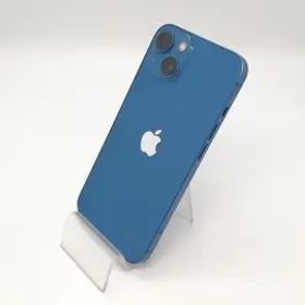 【中古】Apple au 【SIMフリー】 iPhone 13 128GB ブルー MLNG3J/A【アリオ倉敷】保証期間１ヶ月【ランクC】