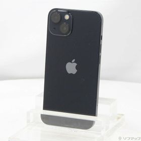 (中古)Apple iPhone13 256GB ミッドナイト MLNH3J/A SIMフリー(344-ud)