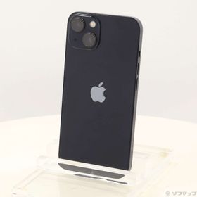 (中古)Apple iPhone13 256GB ミッドナイト MLNH3J/A SIMフリー(344-ud)