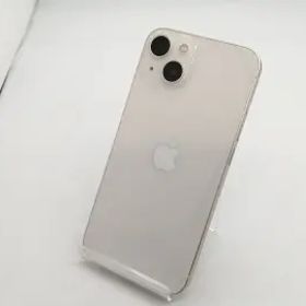 【中古】Apple 楽天モバイル 【SIMフリー】 iPhone 13 256GB スターライト MLNJ3J/A【広島本通】保証期間１ヶ月【ランクC】