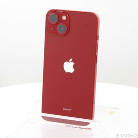 (中古)Apple iPhone13 256GB プロダクトレッド MLNL3J/A SIMフリー(297-ud)