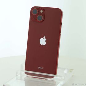 (中古)Apple iPhone13 256GB プロダクトレッド MLNL3J/A SIMフリー(368-ud)