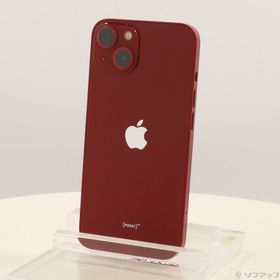 (中古)Apple iPhone13 256GB プロダクトレッド MLNL3J/A SIMフリー(269-ud)