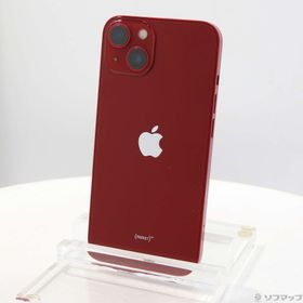 (中古)Apple iPhone13 256GB プロダクトレッド MLNL3J/A SIMフリー(196-ud)