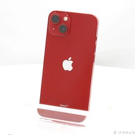 (中古)Apple iPhone13 256GB プロダクトレッド MLNL3J/A SIMフリー(305-ud)