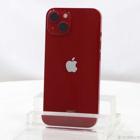 (中古)Apple iPhone13 256GB プロダクトレッド MLNL3J/A SIMフリー(348-ud)