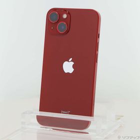 (中古)Apple iPhone13 256GB プロダクトレッド MLNL3J/A SIMフリー(297-ud)