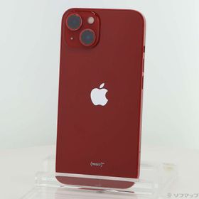 (中古)Apple iPhone13 256GB プロダクトレッド MLNL3J/A SIMフリー(258-ud)