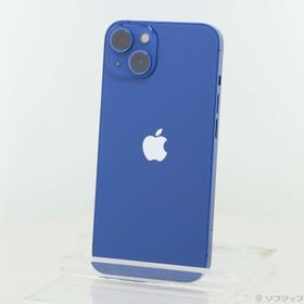 (中古)Apple iPhone13 256GB ブルー MLNM3J/A SIMフリー(377-ud)