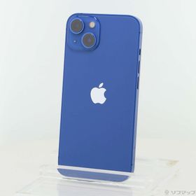 (中古)Apple iPhone13 256GB ブルー MLNM3J/A SIMフリー(377-ud)