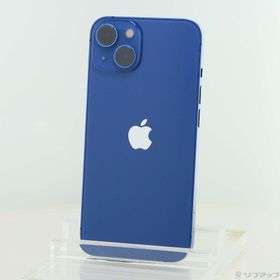 (中古)Apple iPhone13 256GB ブルー MLNM3J/A SIMフリー(297-ud)