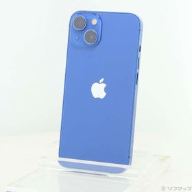 (中古)Apple iPhone13 256GB ブルー MLNM3J/A SIMフリー(377-ud)