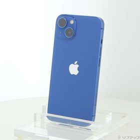 (中古)Apple iPhone13 256GB ブルー MLNM3J/A SIMフリー (ネットワーク利用制限▲)(258-ud)