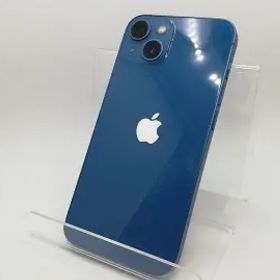 【中古】Apple docomo 【SIMフリー】 iPhone 13 256GB ブルー MLNM3J/A【川崎駅前】保証期間１ヶ月【ランクC】