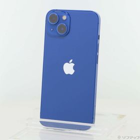 (中古)Apple iPhone13 256GB ブルー MLNM3J/A SIMフリー(377-ud)